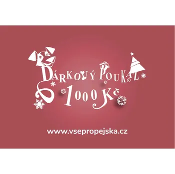 Dárkový potravinový koš Vsepropejska Tmavě růžový dárkový poukaz (elektronický) Typ: 1000 Kč