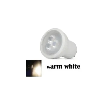 Žárovka LED žárovka GU10 230V 3W 35mm teple bílá