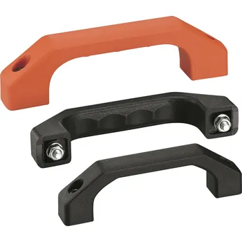 DJ technika Rohde RG-1P.100.84 rukojeť pro válcové šrouby černá (d x š x v) 122 x 17 x 33 mm 1 ks