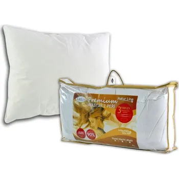 Polštář polštář péřový premium triplex 50x70 prací tříkomorový LeRoy