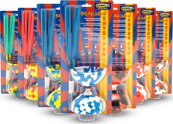Diabolo s ložiskem Jester Bearing - set Diabolo + hůlky