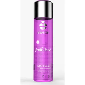 Erotický masážní přípravek Swede Fruity Love Massage Sweet Raspberry Rhubarb 60ml