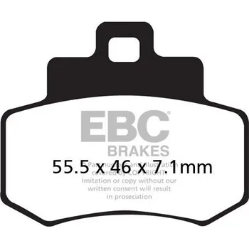 Zavazadlo na motocykl EBC Brzdové destičky EBCFA356