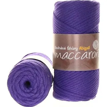 Příze Maccaroni Bavlněné šňůry 3 mm fialová 43-806