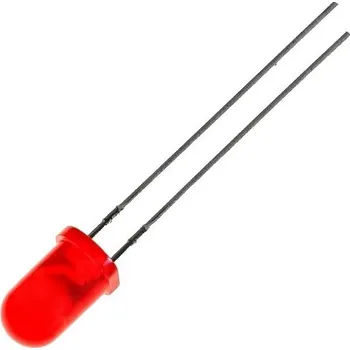 Dioda LED 5mm červená HLMP-EG55-GK0DD