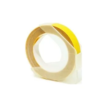 Pásek do tiskárny Gigaprint za páska DYMO S0898170 3D 9mm bílý tisk/žlutý podklad - kompatibilní