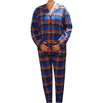 Dámské pyžamo xcena Pyžama flanelové dámské rozepínací Velikost: L