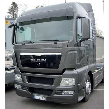 Plexi ofuk oken Sluneční clona MAN TG-A/TGX XLX art. 5119AB/komplet (kompletní clona - akrylová část s montážní sestavou, Wide cabin, medium high roof)