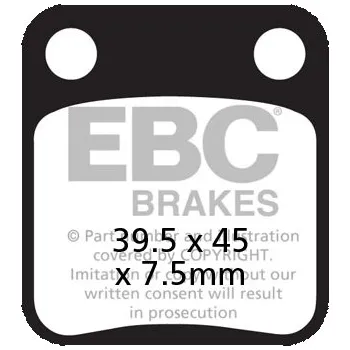 Auto-moto Brzdové destičky EBC SFAC054