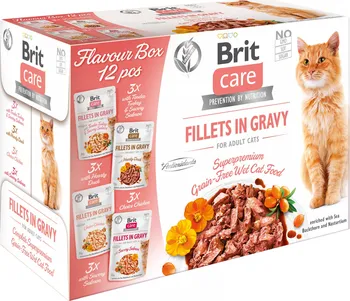 Krmivo pro kočku Brit Care Fillets in Gravy Adult 12 x 85 g