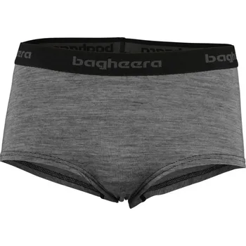 Běžecké oblečení Kalhotky Bagheera Kalhotky Bagheera Merino Hipsters 87201 dámské grey melange L L