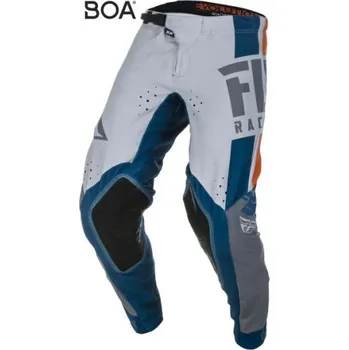 Sport FLY RACING EVO 2019 kalhoty na motokros, barva modrá šedá oranžová 36