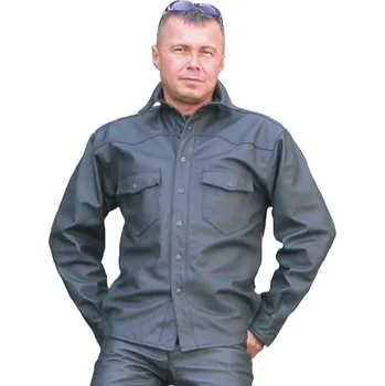 Kožená košile velikost: 54
