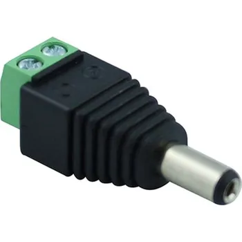 Elektrický konektor Napájecí konektor DC 5.5/2.1mm se svorkovnicí - samec
