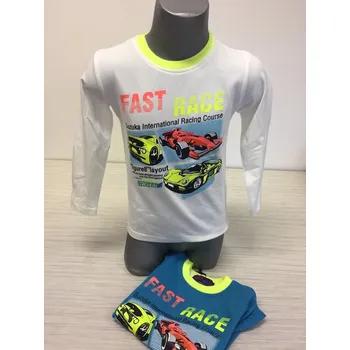 Chlapecké tričko dětská trička, velikost 104, Barva Bílá, Střih bez nápletu