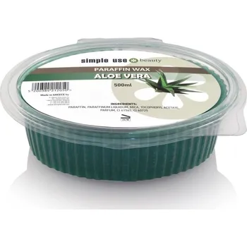 Péče o ruce Simple Use Beauty Parafínový zábal aloe vera 2x 500 ml