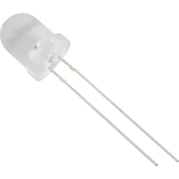 Polovodič TRU COMPONENTS 1577406 LED s vývody zelená kulatý 8 mm 3900 mcd 25 ° 20 mA