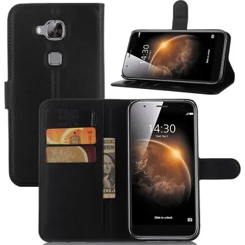 Pouzdro na mobilní telefon HONOR 7 LITE - pouzdro (kryt obal) peněženka se stojánkem - černé