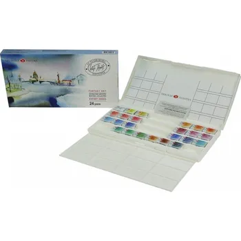 Vodová barva Nevskaya Palitra White Nights Akvarelové barvy 24 ks