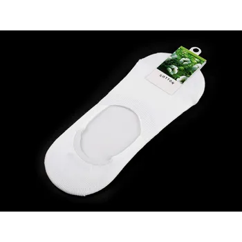 Dámské ponožky Dámské / dívčí bavlněné ponožky do tenisek, barva 1 bílá