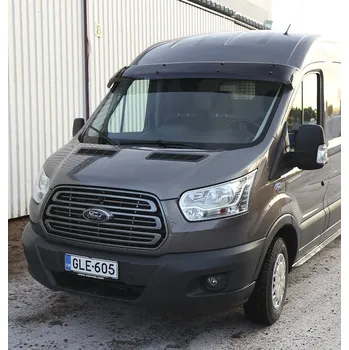 Plexi ofuk oken Sluneční clona Ford Transit 2014- art. 3037AB/komplet (kompletní clona - akrylová část s montážní sestavou)