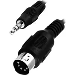 Kabel DIN 5pin - JACK 3,5mm M/M 1,2m