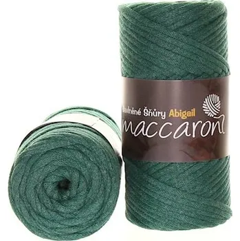 Příze Maccaroni Bavlněné šňůry 3 mm tmavě zelená 29-1152