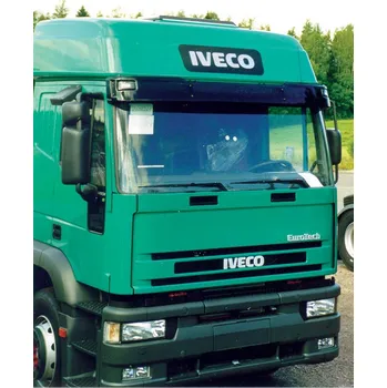 Plexi ofuk oken Sluneční clona Iveco Eurotech cursor,all cabins, art. 5132AB/komplet (kompletní clona - akrylová část s montážní sestavou)