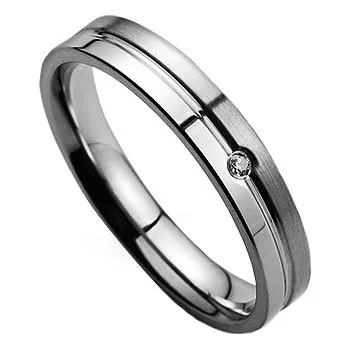 Prsten NUBIS® NSS1022 Dámský snubní prsten se zirkonem - velikost 58 - NSS1022-Zr-58