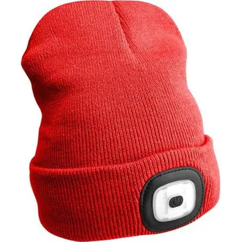 Čepice Sixtol Čepice s čelovkou červená uni