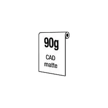Plotrový papír Matný CAD papír - 90 g/m2, Rayfilm U0247.1067046, 1 role 1.067 mm x 46 m
