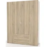 FALCO Skříň Sid 4d3s sonoma