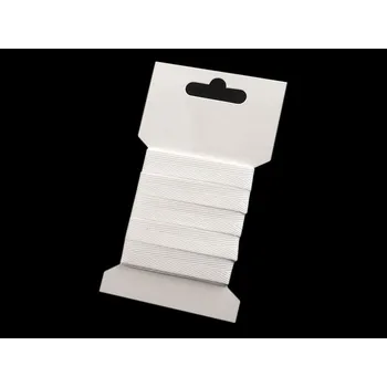 Keprovka na kartě šíře 10 mm, barva 1101 bílá