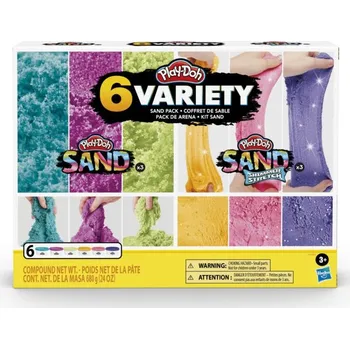 Hasbro Play-Doh 6 druhů písku kinetický písek Hasbro Play-Doh 6 druhů písku