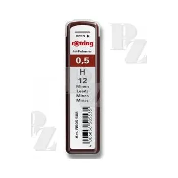 Náplň do psacích potřeb Tuhy 0,5 mm H do mikrotužky Rotring