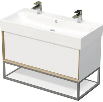 Umyvadlo Koupelnová skříňka s umyvadlem Intedoor MULTI 100 cm OXO MULTI OALU 100D 1Z