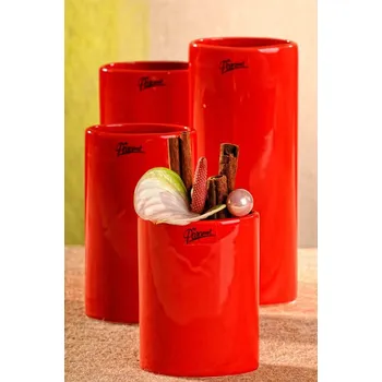 Váza Paramit DITA váza červená 12 cm