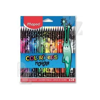 Pastelka Trojhranné pastelky Color Peps Monster 24ks, Maped