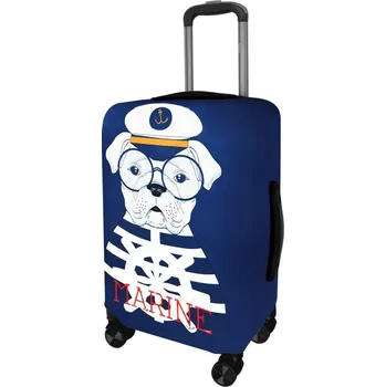 Příslušenství k zavazadlu KUFRYPLUS Obal na kufr H242 Pes námořník S