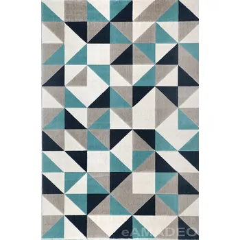 Koberec Jutex Kusový koberec Novara 18214 351 - modrošedý - 80x150cm