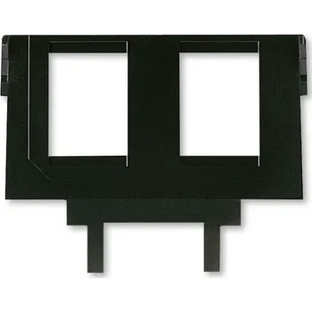 vypínač a zásuvka Maska nosná pro 2 komunikační zásuvky keystone 5014A-B1018 ABB Future Linear
