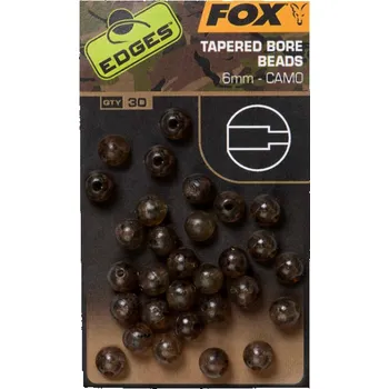 Korálky Fox Edges Camo Tapered Bore Beads 30ks/6mm