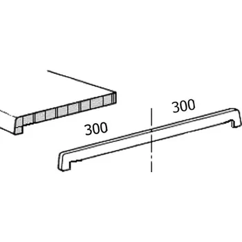 Parapet Vnitřní plastová Comfort krytka oboustranná