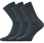 Zdravotní ponožky 3 kusy v balení VoXX Zdrav Tmavě Šedá Velikost: 35-37