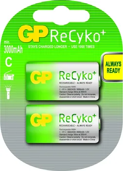 Článková baterie GP ReCyko+ C 2 ks