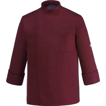 Gastro oděv EGOchef Kuchařský rondon Ottavio cool vent bordový - dlouhý rukáv XXL E-2064003E2XL