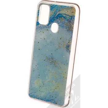 Pouzdro na mobilní telefon 1Mcz Trendy Akvamarín TPU ochranný kryt pro Samsung Galaxy M21 světle modrá (light blue)