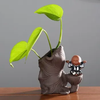 Květináč Květináč s ornamentem Yixing zisha --- Lotusový list -Lotus