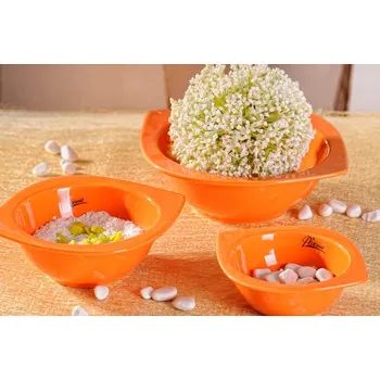 Váza Paramit Cog aranžovací miska plytká oranžová 13 cm