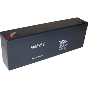 Trakční baterie FG-Forte FG1223 - 12V / 2,3Ah (Staniční bezúdržbový akumulátor)
